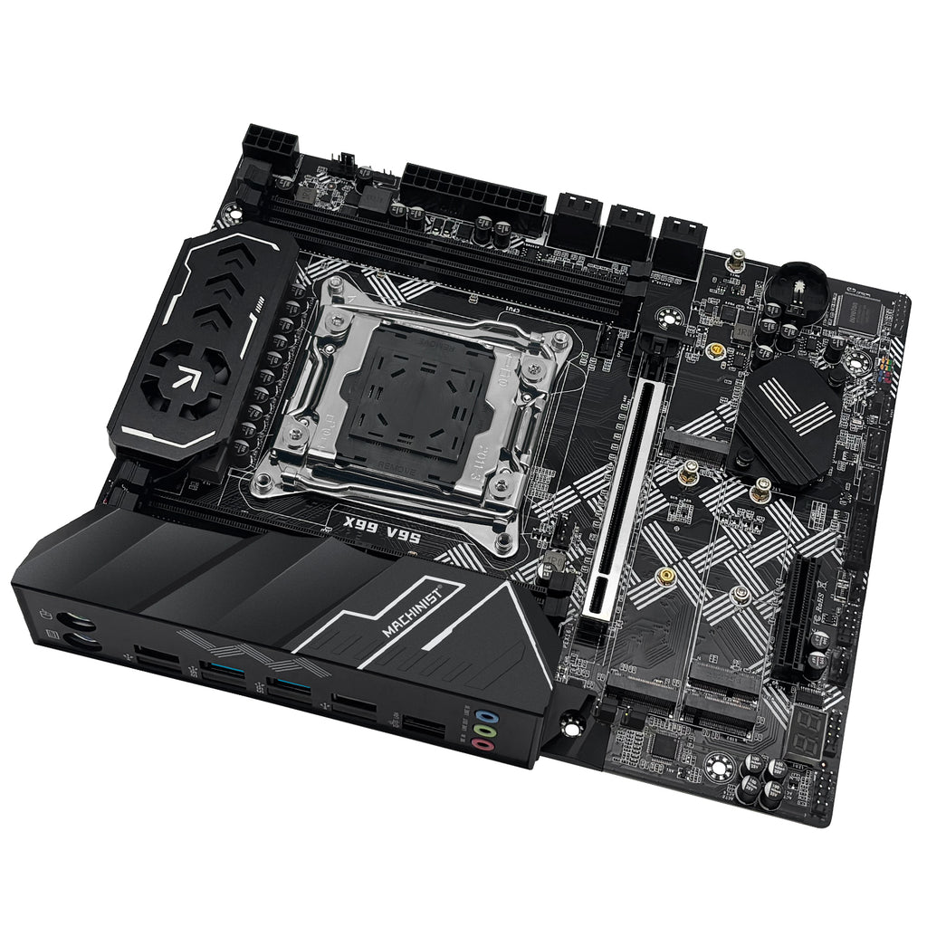 MACHINIST X99 V9S Motherboard with Xeon E5 V3/V4 CPU DDR4 RAM M-ATX Intel LGA 2011-3 Board