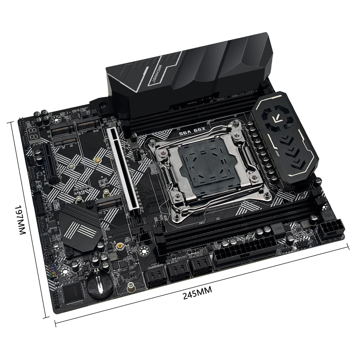 MACHINIST X99 V9S Motherboard with Xeon E5 V3/V4 CPU DDR4 RAM M-ATX Intel LGA 2011-3 Board