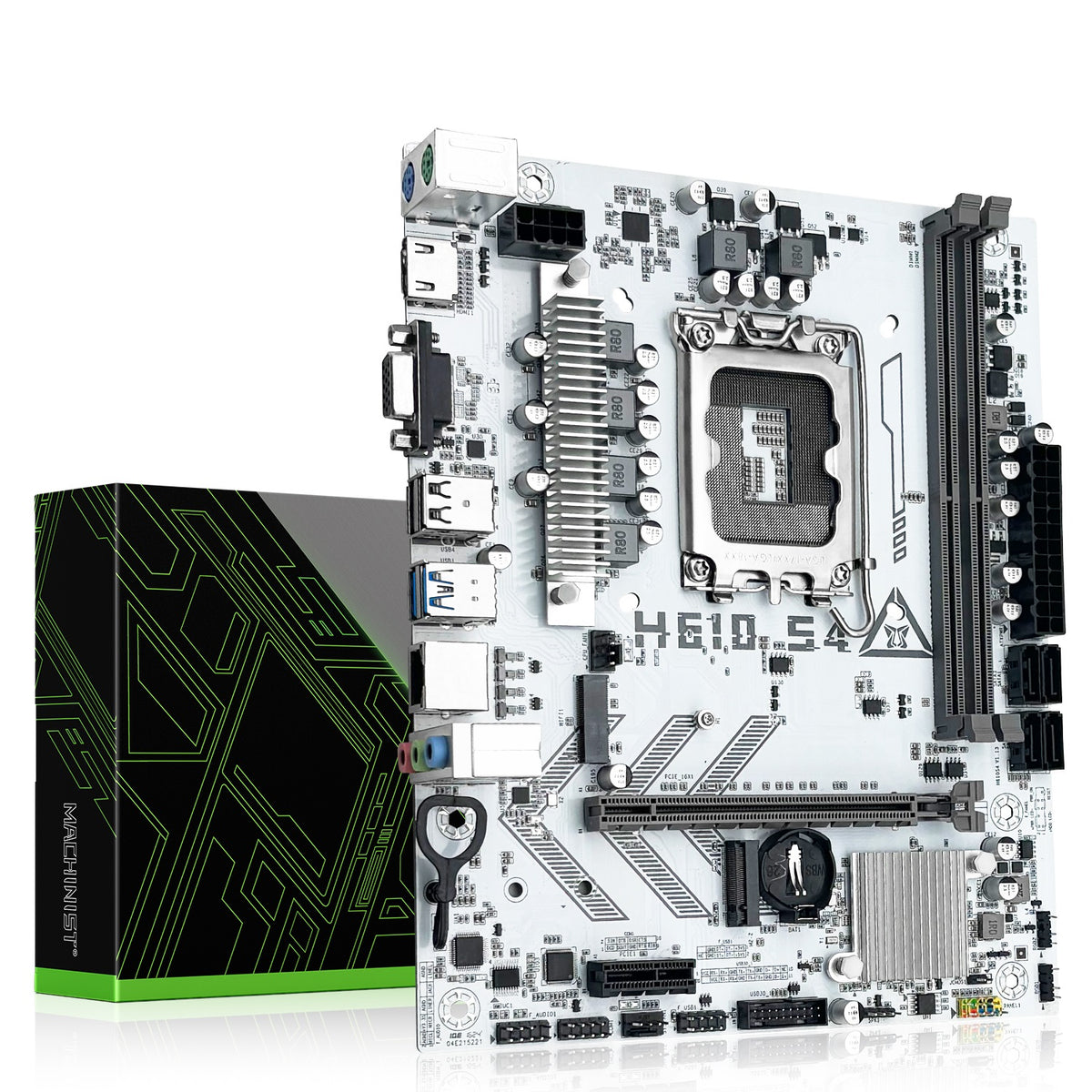 MACHINIST H610 S4 Motherboard Compatible with Intel 12th/13th/14th LGA 1700 CPUs
